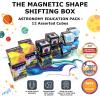 SHASHIBO Shape Shifting Box – STEM Magnetic Fidget Cube That Transforms Into Over 70 Shapes – 12 Assorted Cubes Education Bundle – by Fun in Motion Toys