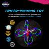 SPIN BALLS Glow.0 LED Poi – USB Rechargeable w/ 22 Vibrant Color Light Modes & Patterns – Durable, Soft-Core Spinning Balls w/Adjustable Leashes & Double-Loop Handles(Version 2)