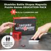 Shashibo Battle Shapes Magnetic Puzzle Games Education Pack – Shape Shifting Box Game for Adults & Kids Ages 8+ w/Puzzling Twists and Turns – 6 Sets for Classroom USE – by Fun in Motion Toys