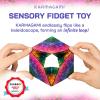 Shashibo Karmagami “Boho” Sensory Toy for Kids – Kaleidocycle Fidget Toy for Adults to Stay Calm & Focused – Tear-Resistant Desk Manipulative Gadget (Ages 4+)