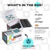 TECTI Kinetic Building System Education Pack – STEM Cubes with Seismic Moves – Build Over 50 Dynamic Structures – 6 TECTI Sets for Classroom USE – by Fun in Motion Toys