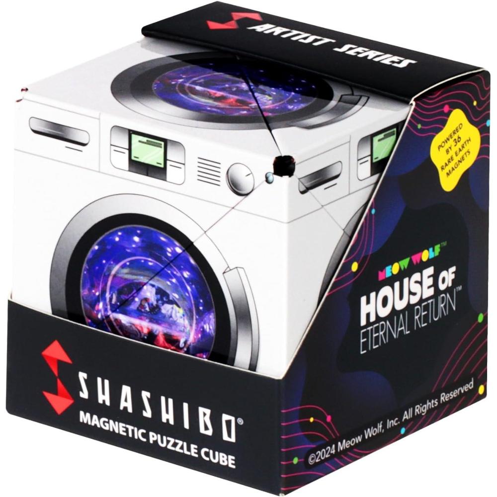 imageShashibo Shape Shifting Box AwardWinning STEM Fidget Toy with Strong Magnets Fidget Cube Transforms Into 100 Shapes Christmas Stocking Stuffers Gift for Kids Teens and Adults Cosmic SurferDryer Portal