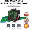 Shashibo Shape Shifting Box – Award-Winning STEM Fidget Toy with Strong Magnets – Fidget Cube Transforms Into 100+ Shapes, Christmas Stocking Stuffers Gift for Kids, Teens, and Adults (Forest)(Wild – Forest)