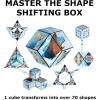 Shashibo Shape Shifting Box – Award-Winning STEM Fidget Toy with Strong Magnets – Fidget Cube Transforms Into 100+ Shapes, Christmas Stocking Stuffers Gift for Kids, Teens, and Adults (Forest)(Wild – Arctic)