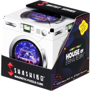 Shashibo Shape Shifting Box – Award-Winning STEM Fidget Toy with Strong Magnets – Fidget Cube Transforms Into 100+ Shapes, Christmas Stocking Stuffers Gift for Kids, Teens, and Adults (Cosmic Surfer)(Dryer Portal)