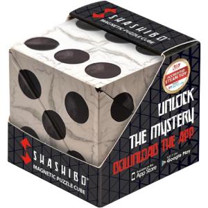 Shashibo Shape Shifting Box – Award-Winning STEM Fidget Toy with Strong Magnets – Fidget Cube Transforms Into 100+ Shapes, Christmas Stocking Stuffers Gift for Kids, Teens, and Adults (Cosmic Surfer)(Dice – Renaissance)