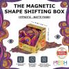 SHASHIBO Shape Shifting Box – Award-Winning, Patented Fidget Cube w/ 36 Rare Earth Magnets – Transforms Into Over 70 Shapes, Gift Box, Download Fun in Motion Toys Mobile App (Earth, 4 Pack)(Hypnotic Digital)