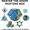 SHASHIBO Shape Shifting Box – Award-Winning, Patented Fidget Cube w/ 36 Rare Earth Magnets – Transforms Into Over 70 Shapes, Gift Box, Download Fun in Motion Toys Mobile App (Earth, 4 Pack)(Undersea)