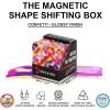 SHASHIBO Shape Shifting Box – Award-Winning, Patented Fidget Cube w/ 36 Rare Earth Magnets – Transforms Into Over 70 Shapes, Gift Box, Download Fun in Motion Toys Mobile App (Earth, 4 Pack)(Confetti)