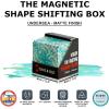 SHASHIBO Shape Shifting Box – Award-Winning, Patented Fidget Cube w/ 36 Rare Earth Magnets – Transforms Into Over 70 Shapes, Gift Box, Download Fun in Motion Toys Mobile App (Earth, 4 Pack)(Undersea)
