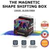 SHASHIBO Shape Shifting Box – Award-Winning, Patented Fidget Cube w/ 36 Rare Earth Magnets – Transforms Into Over 70 Shapes, Gift Box, Download Fun in Motion Toys Mobile App (Earth, 4 Pack)(Chaos)