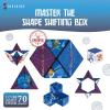 Shashibo Shape Shifting Box – Award-Winning STEM Fidget Toy with Strong Magnets – Fidget Cube Transforms Into 100+ Shapes, Christmas Stocking Stuffers Gift for Kids, Teens, and Adults (Beach Buddies)(Avatar – Water)