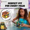 Shashibo Shape Shifting Box – Award-Winning STEM Fidget Toy with Strong Magnets – Fidget Cube Transforms Into 100+ Shapes, Christmas Stocking Stuffers Gift for Kids, Teens, and Adults (Beach Buddies)(Turtles – Mikey Series 2)