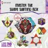 Shashibo Shape Shifting Box – Award-Winning STEM Fidget Toy with Strong Magnets – Fidget Cube Transforms Into 100+ Shapes, Christmas Stocking Stuffers Gift for Kids, Teens, and Adults (Beach Buddies)(Turtles – Donnie Series 1)