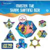 Shashibo Shape Shifting Box – Award-Winning STEM Fidget Toy with Strong Magnets – Fidget Cube Transforms Into 100+ Shapes, Christmas Stocking Stuffers Gift for Kids, Teens, and Adults (Beach Buddies)(Sb – Beach Buddies)