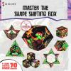 Shashibo Shape Shifting Box – Award-Winning STEM Fidget Toy with Strong Magnets – Fidget Cube Transforms Into 100+ Shapes, Christmas Stocking Stuffers Gift for Kids, Teens, and Adults (Beach Buddies)(Turtles – Raphael Series 1)