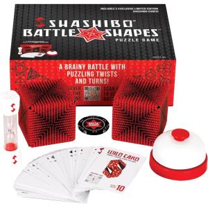 SHASHIBO Shape Shifting Box – Award-Winning, Patented Fidget Cube w/ 36 Rare Earth Magnets – Transforms Into Over 70 Shapes, Gift Box, Download Fun in Motion Toys Mobile App (Earth, 4 Pack)(Battle Shapes)