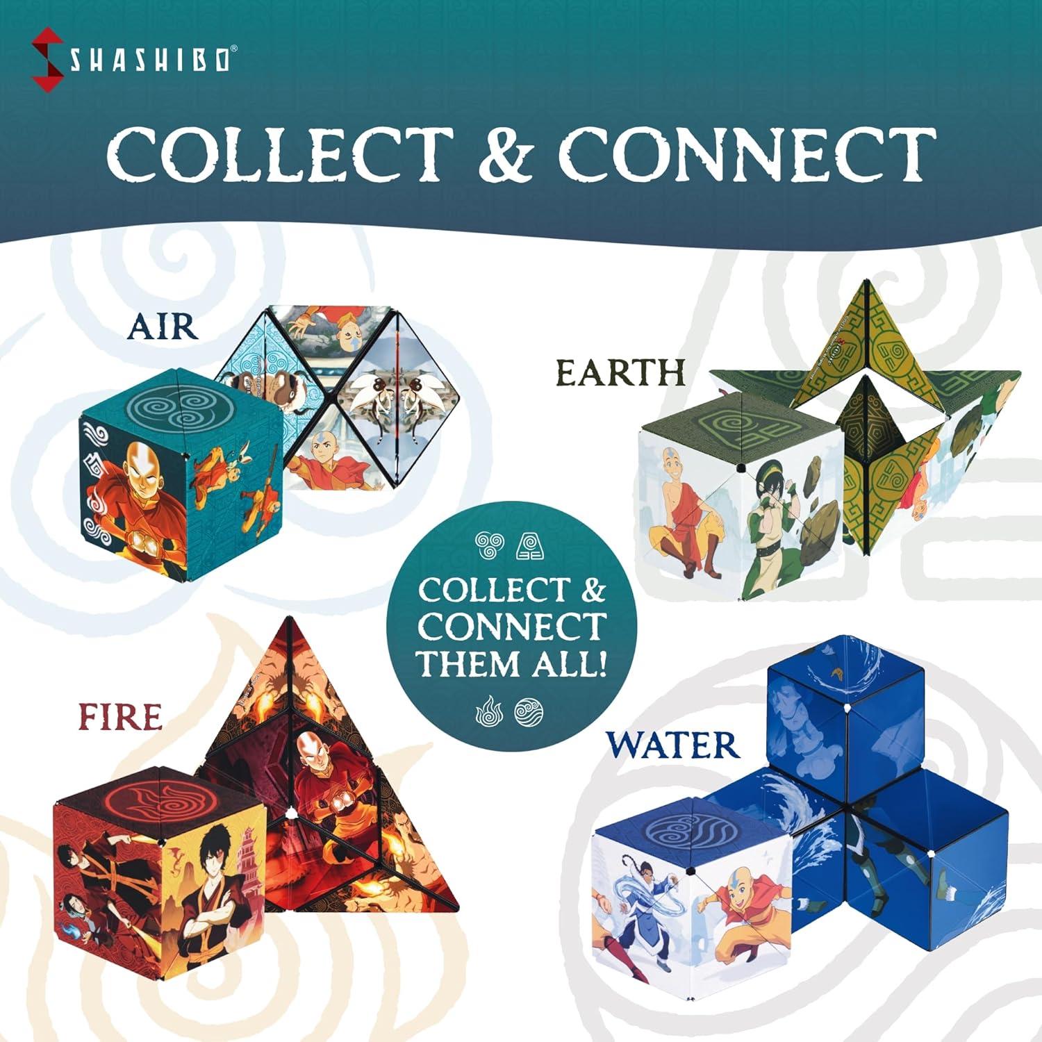 imageShashibo Shape Shifting Box AwardWinning STEM Fidget Toy with Ultra Strong Magnets Puzzle Cube Transforms Into 100 Shapes Perfect Sensory Gift for Kids Teens and Adults AirAvatar Air