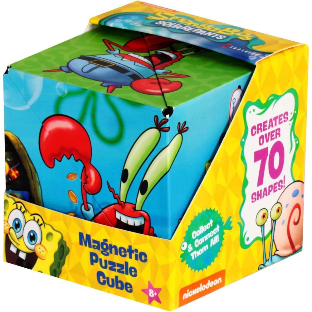 imageShashibo Shape Shifting Box AwardWinning STEM Fidget Toy with Ultra Strong Magnets Puzzle Cube Transforms Into 100 Shapes Perfect Sensory Gift for Kids Teens and Adults AirSb Krusty Krab