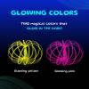 Mozi Geometric Magic Flow Bracelet – Easy to Use – 3D Bracelet Spiral Toy, Spinning Bracelet Spiral for Children and Adults (Iridescent)(Glowing Yellow)