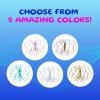 Mozi Geometric Magic Flow Bracelet – Easy to Use – 3D Bracelet Spiral Toy, Spinning Bracelet Spiral for Children and Adults (Iridescent)(White Splatter)