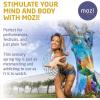 Mozi Geometric Magic Flow Bracelet – Easy to Use – 3D Bracelet Spiral Toy, Spinning Bracelet Spiral for Children and Adults (Rose Quartz)