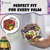 Shashibo Shape Shifting Box – Award-Winning STEM Fidget Toy with Ultra Strong Magnets – Puzzle Cube Transforms Into 100+ Shapes, Perfect Sensory Gift for Kids, Teens, and Adults (Air)(Turtles – Raphael Series 2)
