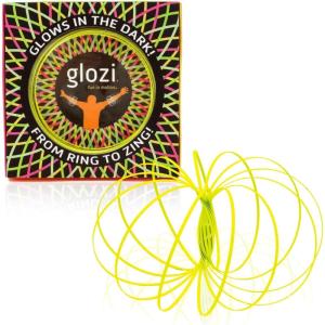 Mozi Geometric Magic Flow Bracelet – Easy to Use – 3D Bracelet Spiral Toy, Spinning Bracelet Spiral for Children and Adults (Iridescent)(Glowing Yellow)