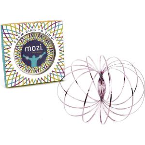 Mozi Geometric Magic Flow Bracelet – Easy to Use – 3D Bracelet Spiral Toy, Spinning Bracelet Spiral for Children and Adults (Rose Quartz)