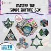 SHASHIBO Teenage Mutant Ninja Turtles Shape Shifting Box – STEM Magnetic Fidget Cube That Transforms Into Over 100 Shapes, Download Fun in Motion Toys Mobile App (Donnie)(Turtles – Leo Series 1)