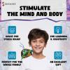 SHASHIBO Teenage Mutant Ninja Turtles Shape Shifting Box – STEM Magnetic Fidget Cube That Transforms Into Over 100 Shapes, Download Fun in Motion Toys Mobile App (Donnie)(Turtles – Leo Series 1)