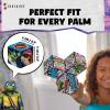 SHASHIBO Teenage Mutant Ninja Turtles Shape Shifting Box – STEM Magnetic Fidget Cube That Transforms Into Over 100 Shapes, Download Fun in Motion Toys Mobile App (Donnie)(Turtles – Leo Series 1)